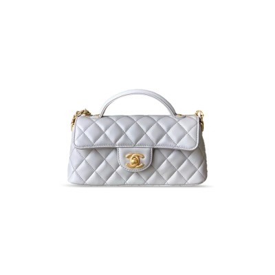 CHANEL MINI TOP HANDLE FLAP BAG AS5354 (22*12*6cm)